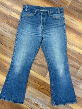 Vintage 70s Levi’s Orange Tab Kick Flare Bootcut Denim Jeans